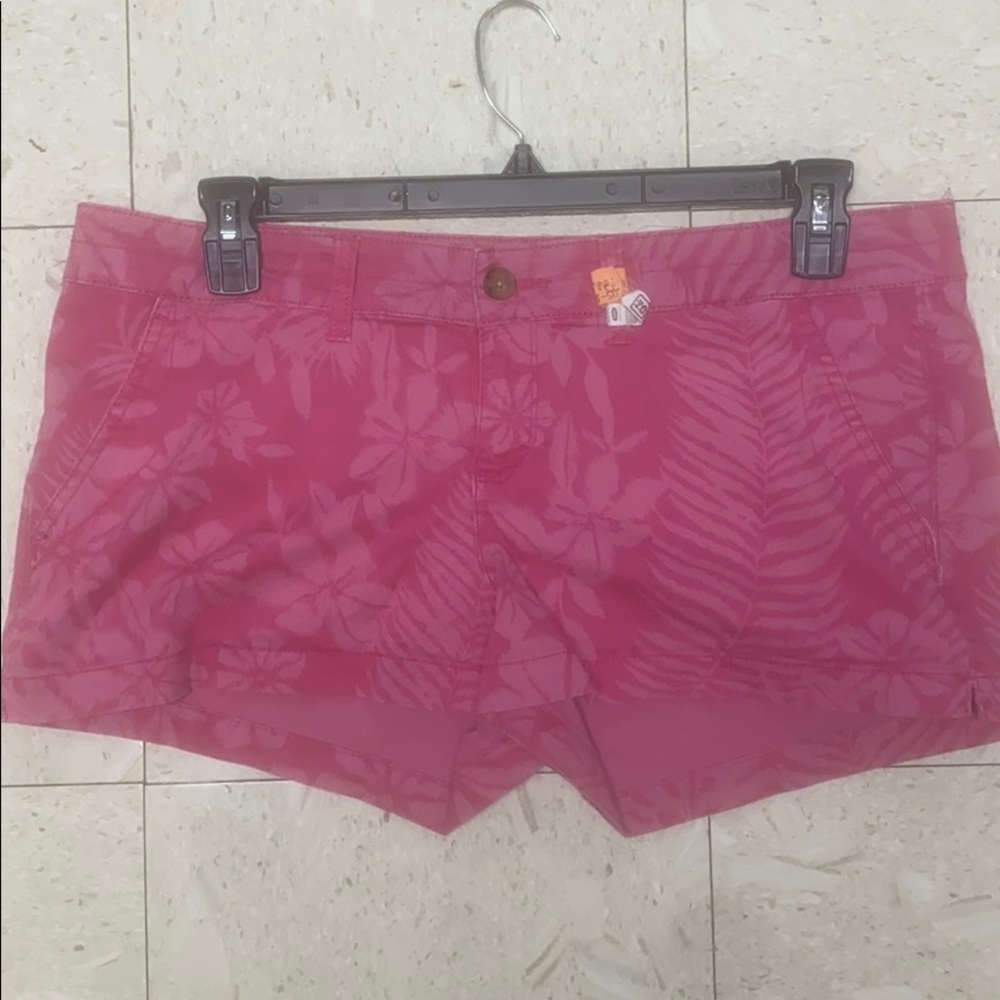 Pink tropical shorts